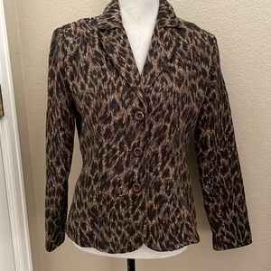 Dark Leopard print jacket!